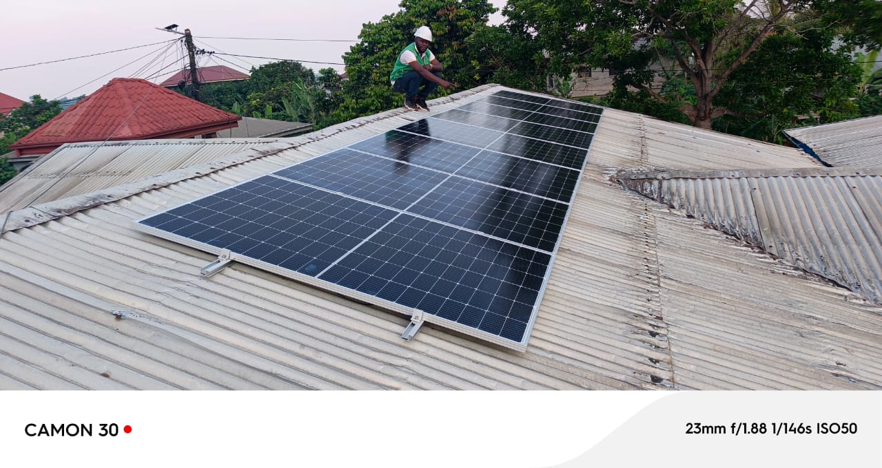 SLT Energies solar panel installation project